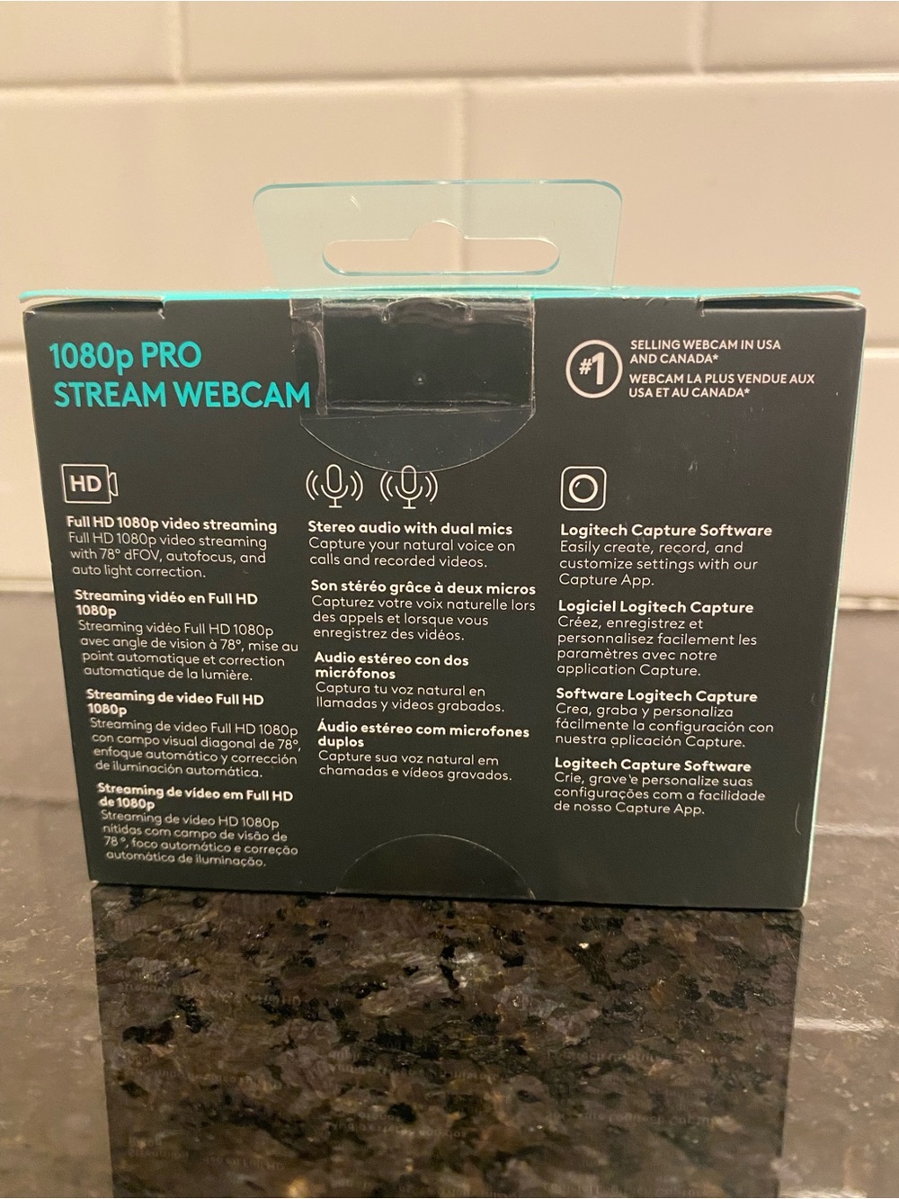Logitech - “C922 Pro Stream Webcam ” Video Streaming, Recording & Video Calling - Picture 12 of 16
